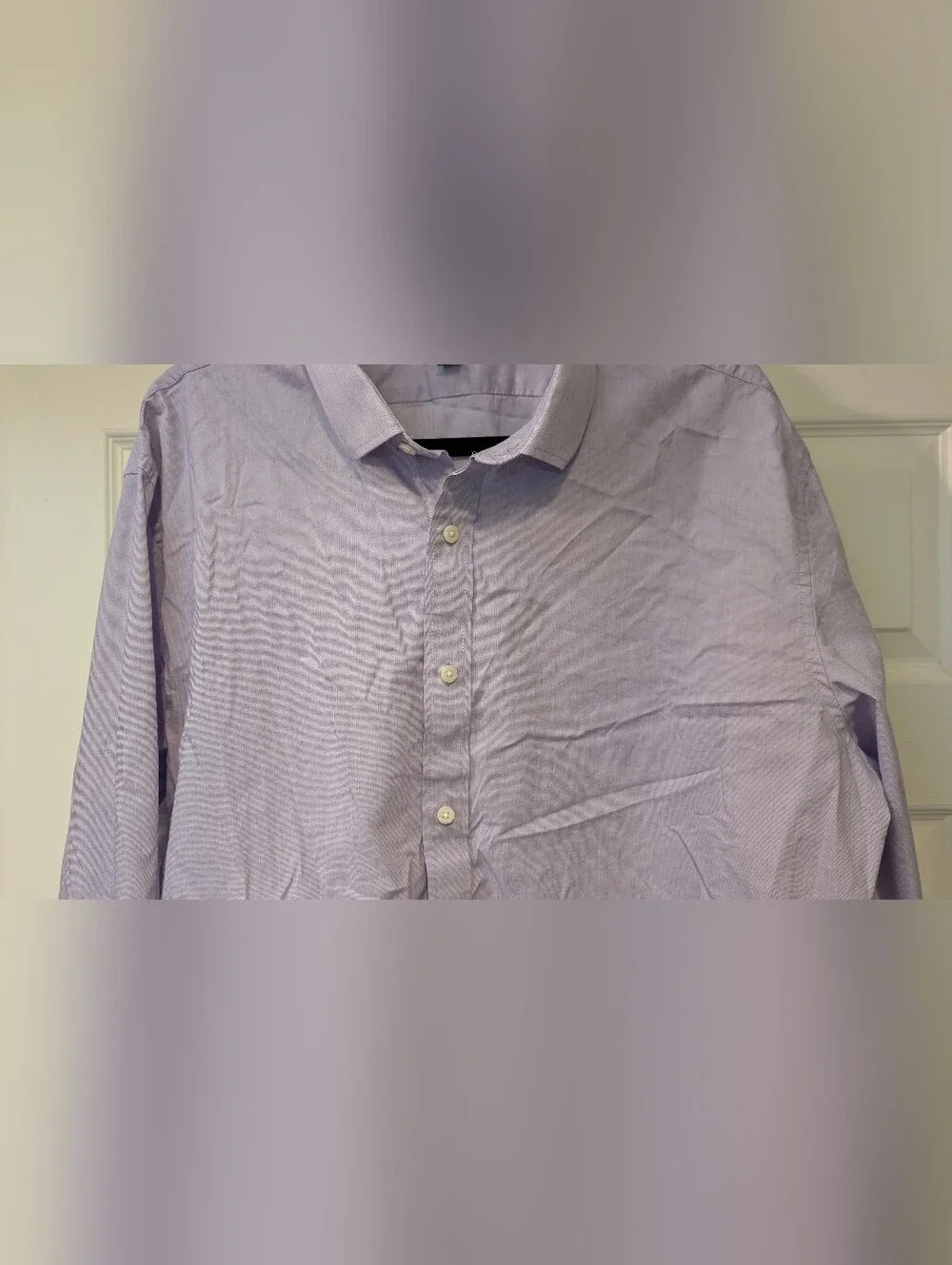 J.Crew Performance Mens Light Pastel Purple Slim Fit Button Down Shirt XXL cthny